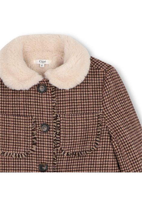 Cappotto pied de poule CHLOE' KIDS | C21273P03